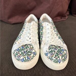 Tory Sport Floral Print Lace-Up Sneakers Women’s 9.5